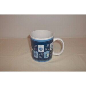 Rite Lite Ltd Menorah Hanukkah Chanukah Coffee Mug Cup Susan Fischer Weis.
